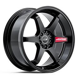 jdm wheels jsr st21 gloss black japan street racing rims 18 inch mags supreme red sticker copy